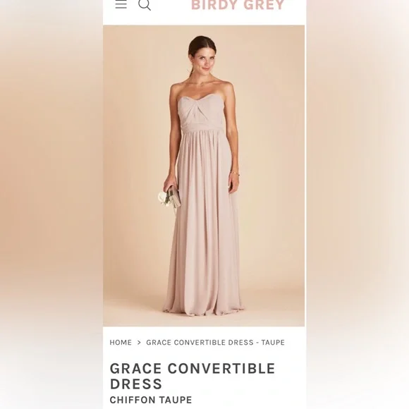 Birdy Grey | Dresses | Birdy Grey Grace Convertible Dress | Poshmark